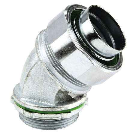 Dottie Conduit Fitting Connector, 3/4 in, Threaded, Alloy Steel, Zinc Plated SL4575